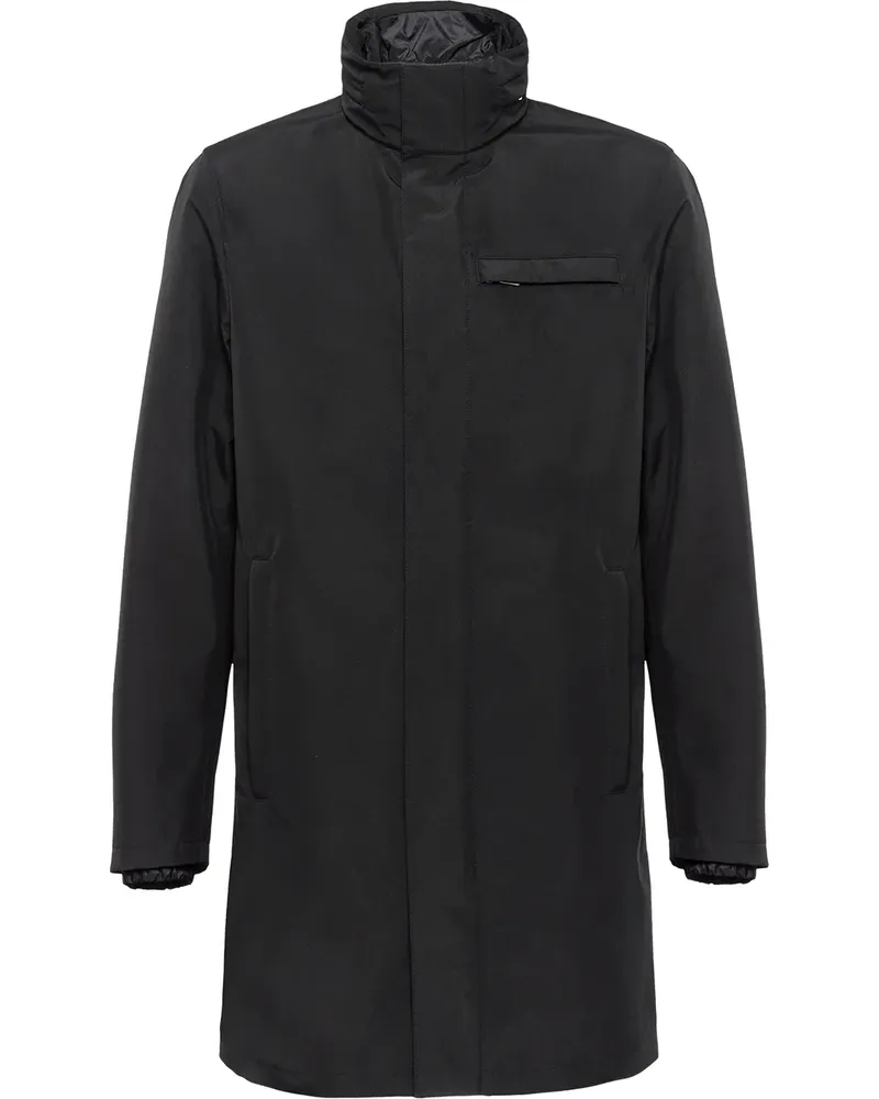 Prada Regenmantel aus Funktionsstoff - Schwarz Schwarz