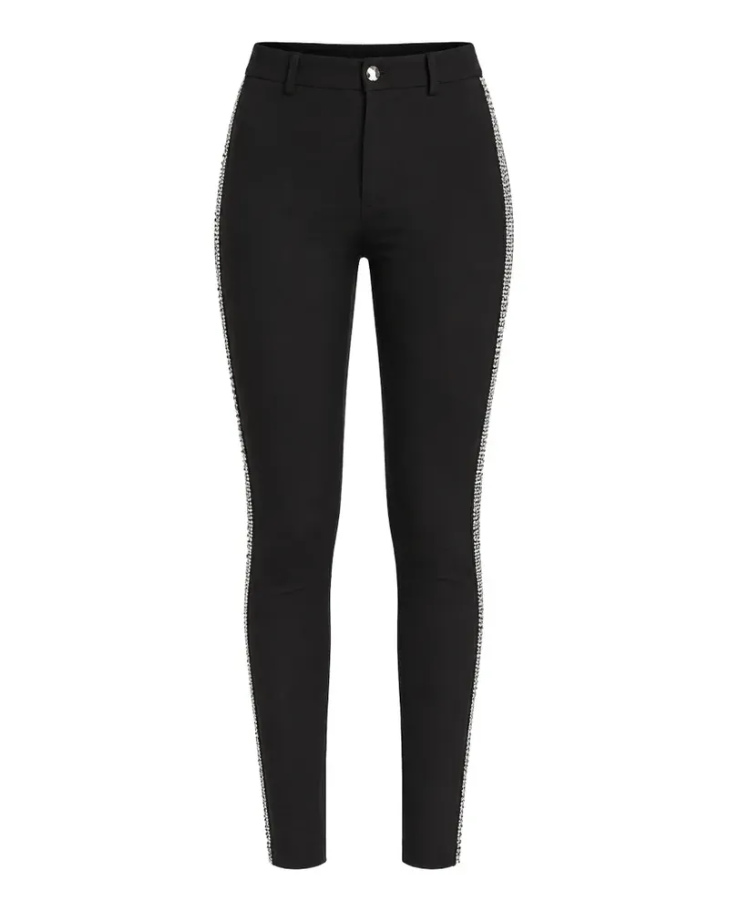 Philipp Plein side-stripe trousers - Schwarz Schwarz