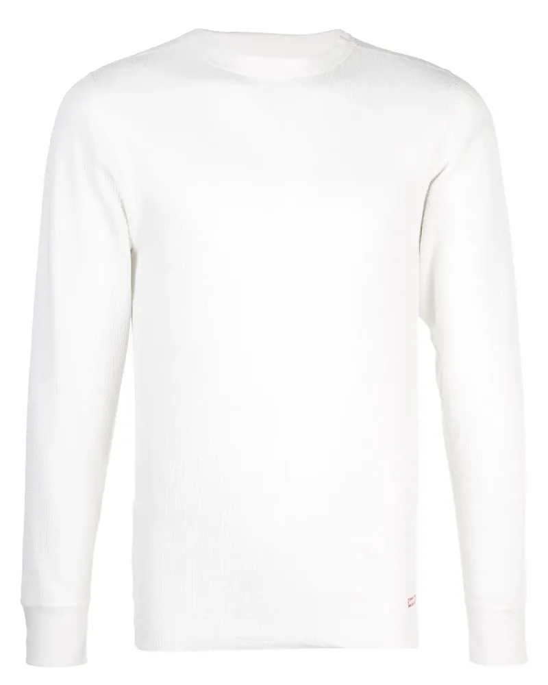 Supreme Being x Hanes Thermo-Langarmshirt - Weiß Weiß