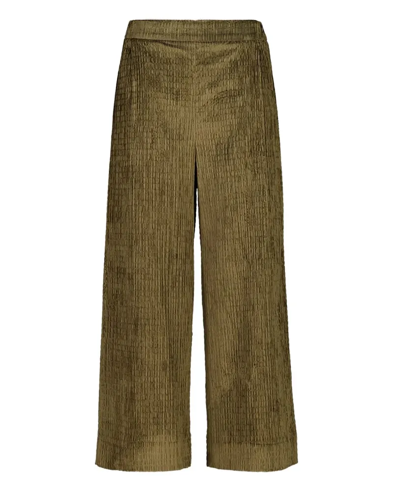 Zeus + Dione Strukturierte Culottes mit Stretchbund - Braun Braun