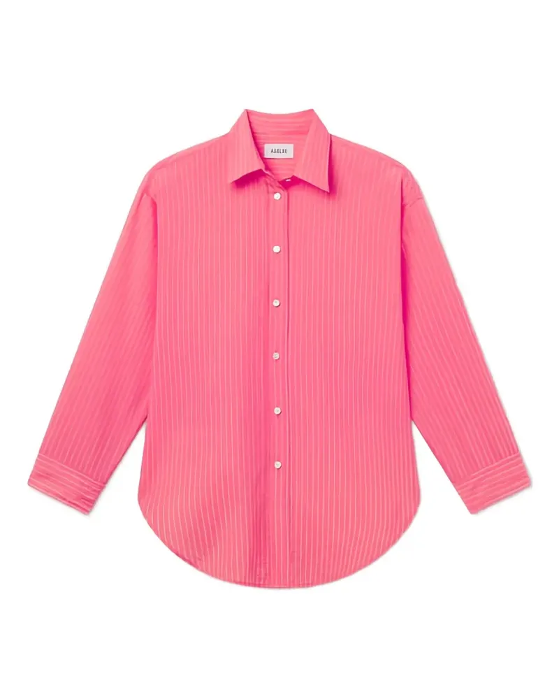 AGOLDE Sona pinstriped shirt - Rosa Rosa