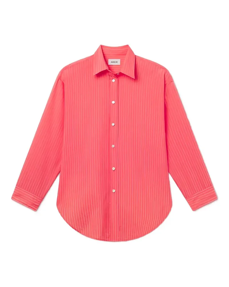 AGOLDE Sona pinstriped shirt - Rosa Rosa