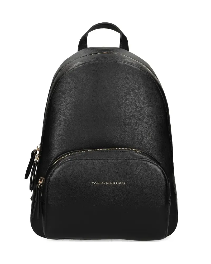 Tommy Hilfiger logo-print backpack - Schwarz Schwarz