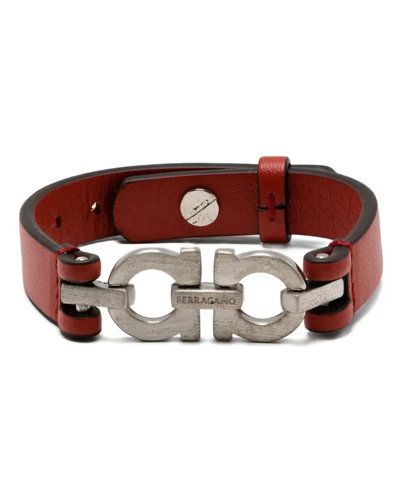 Ferragamo Armband mit Gancini-Detail - Rot Rot
