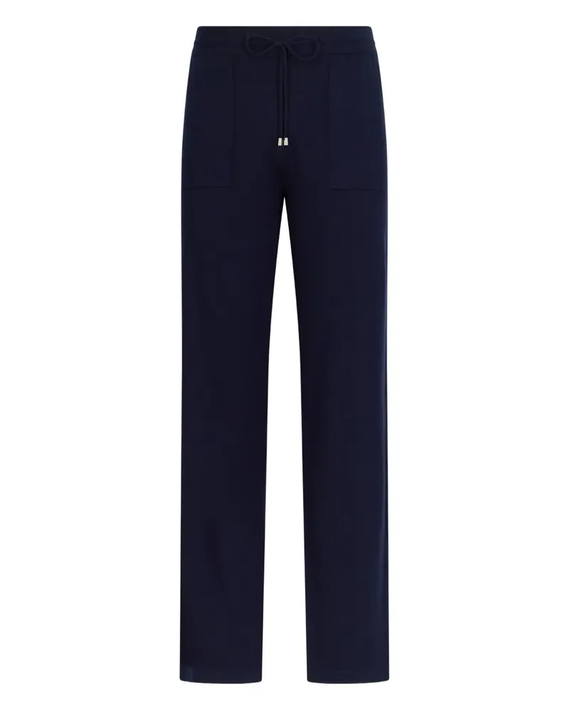 Malo drawstring track pants - Blau Blau
