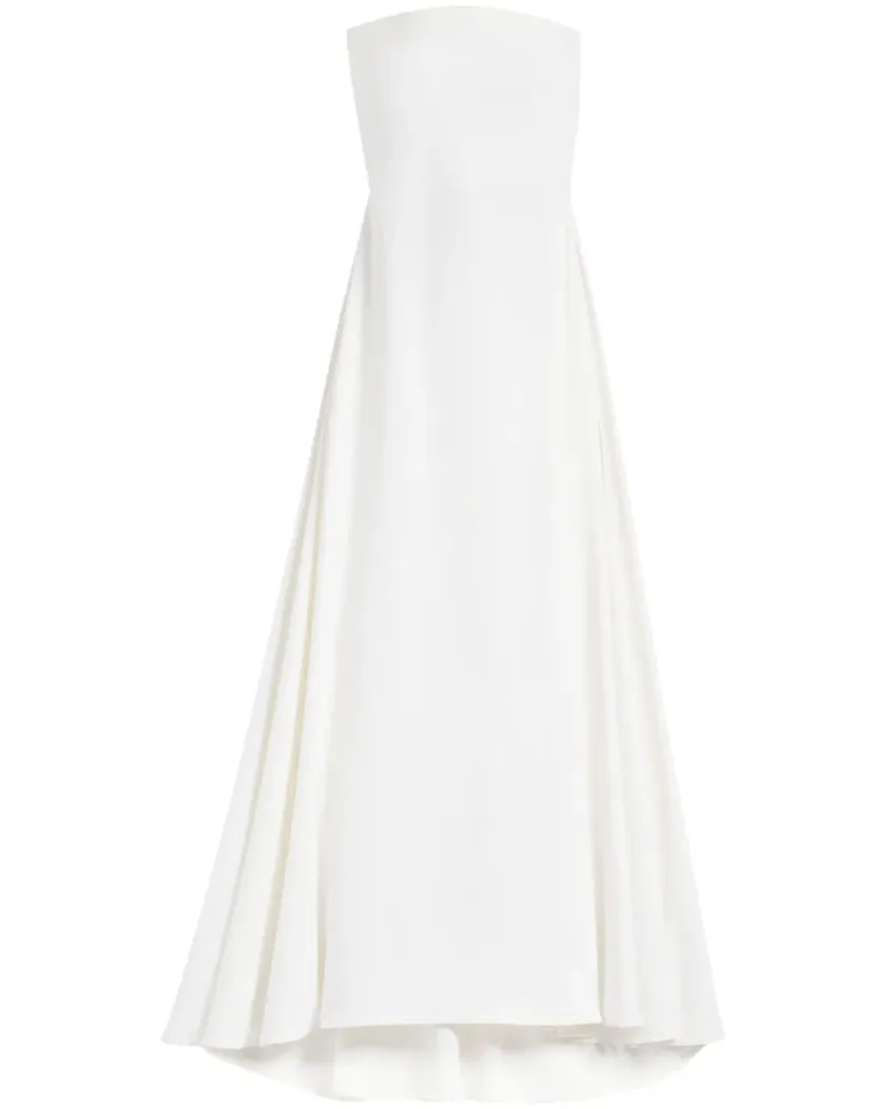Jacquemus Schulterfreies Maxikleid - Weiß Weiß