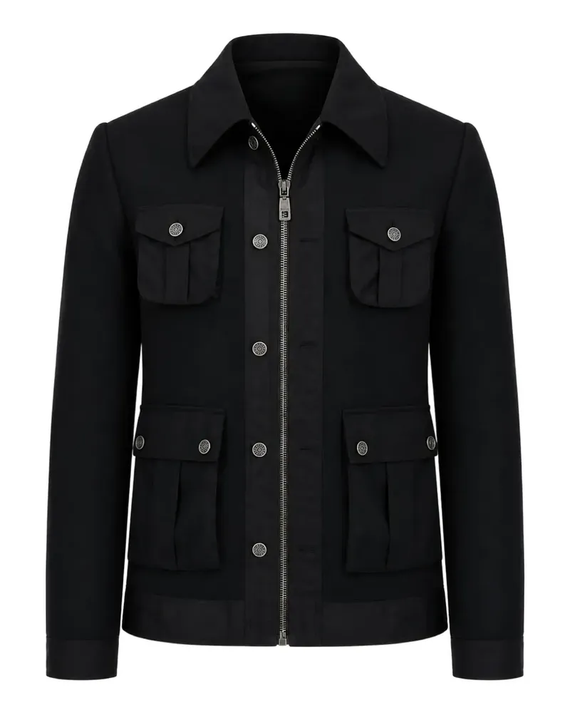 Dolce & Gabbana Jacke mit Reißverschluss - Schwarz Schwarz