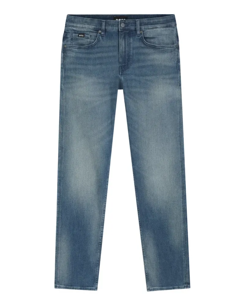HUGO BOSS Jeans mit Logo-Patch - Blau Blau