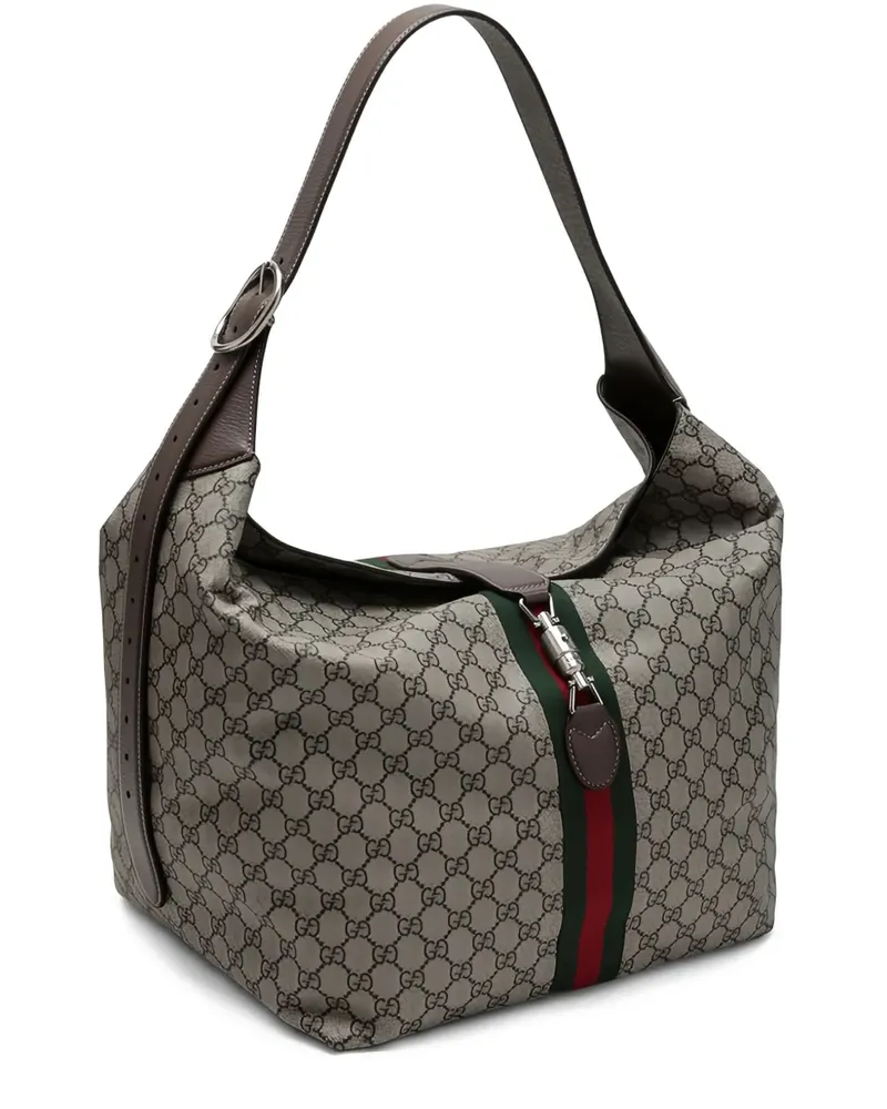 Gucci Schultertasche aus GG Supreme - Nude Nude