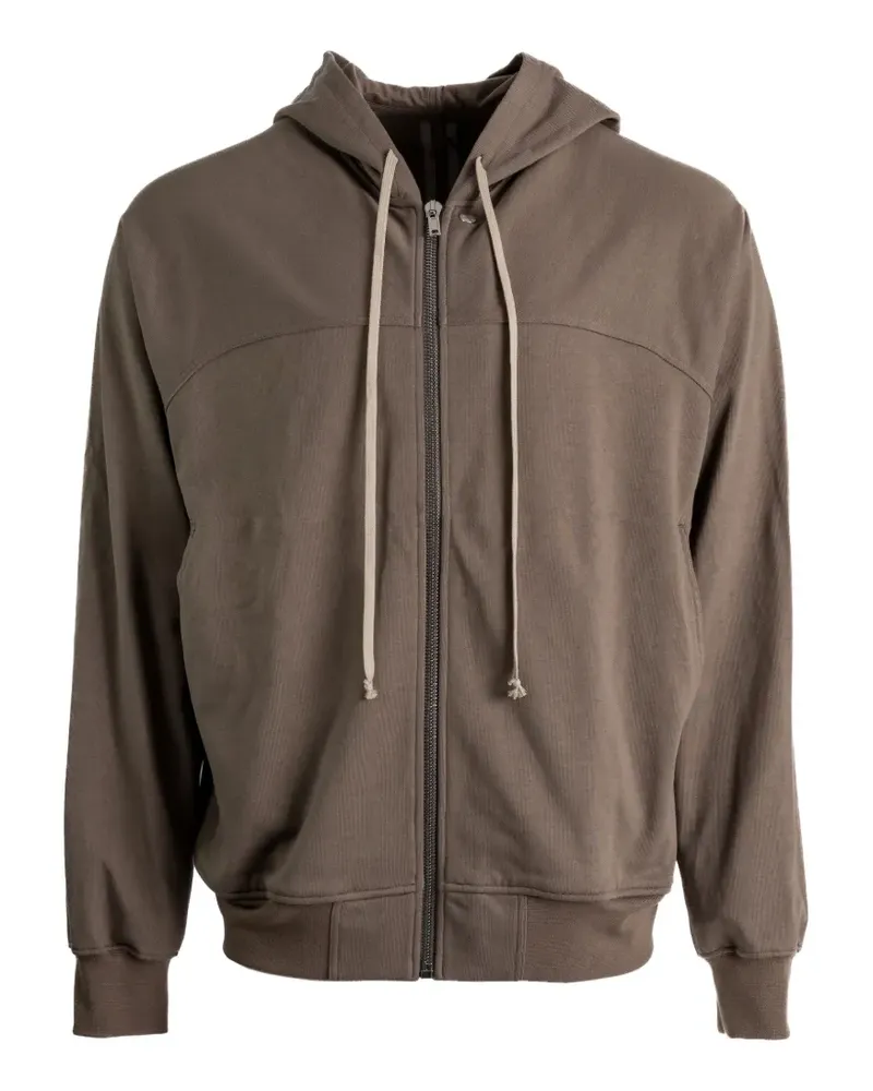 Rick Owens Kapuzenjacke mit Reißverschluss - Braun Braun