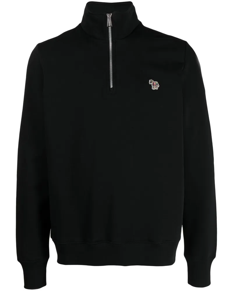 Paul Smith Sweatshirt mit Stehkragen - Schwarz Schwarz