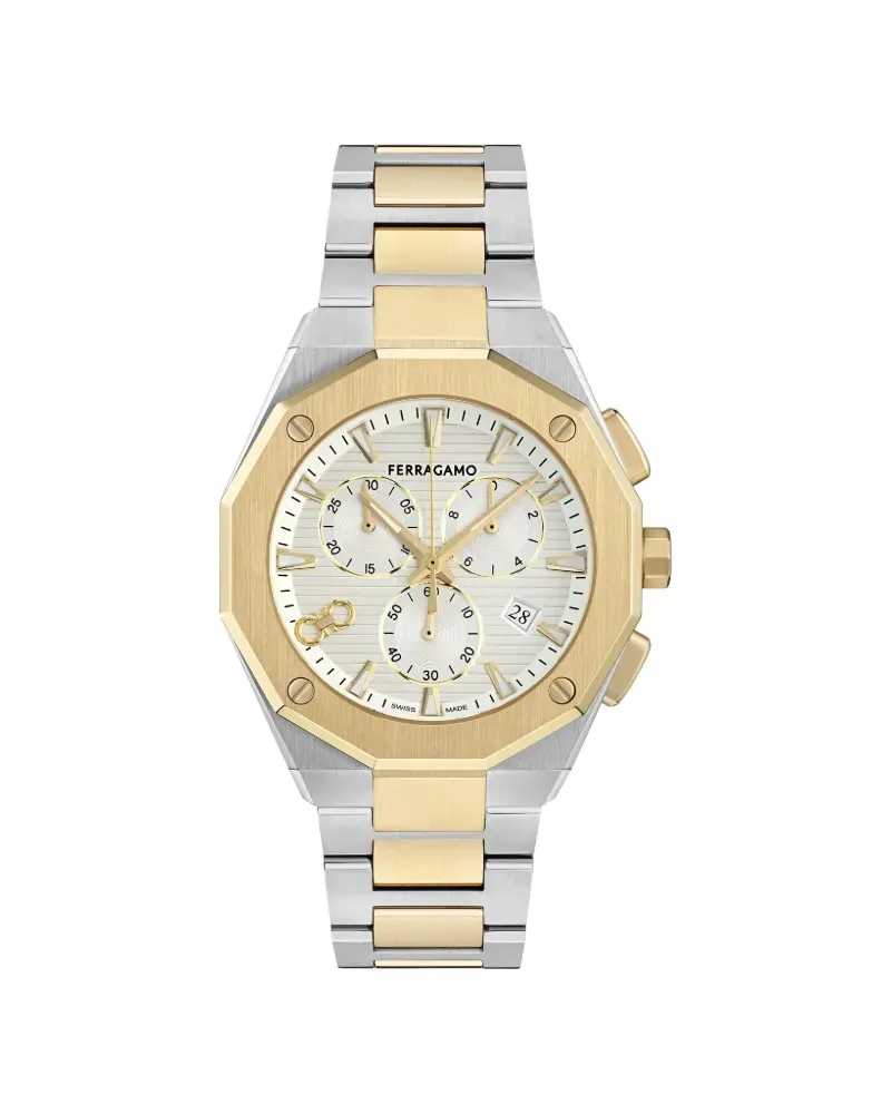 Ferragamo Versilia 42mm - Gold Gold