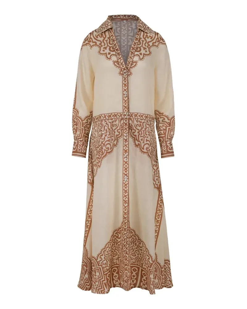 Johanna Ortiz Modern Markings Maxikleid - Nude Nude