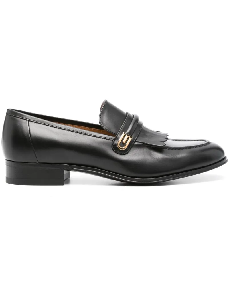 Gucci Loafer mit Zierlasche - Schwarz Schwarz