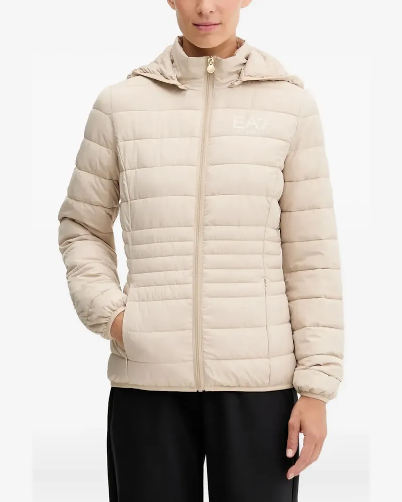 EA7 hooded padded jacket - Nude Nude