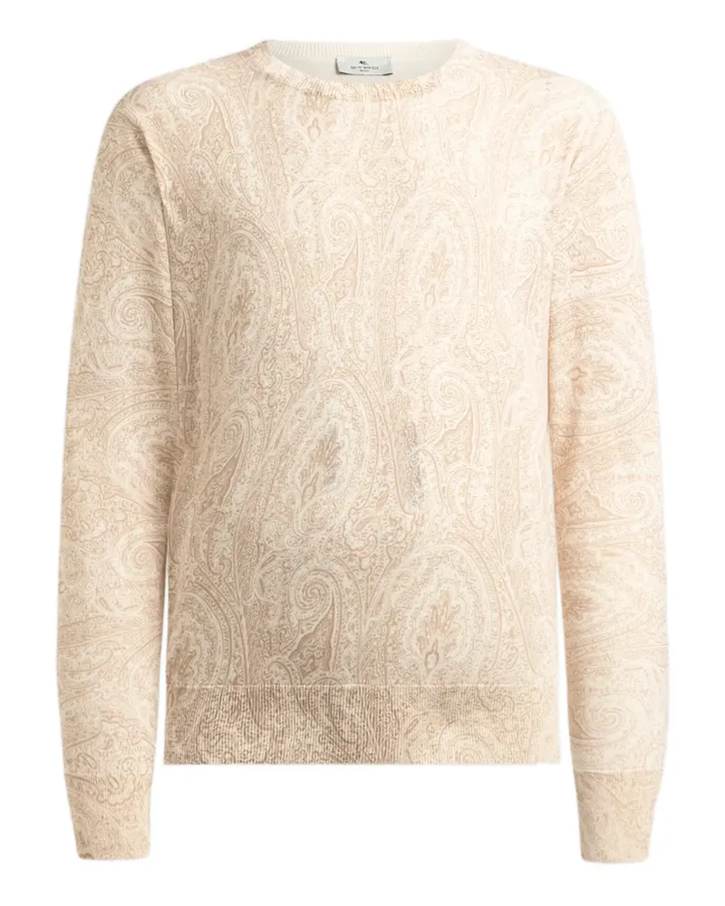 Etro floral-motif sweater - Nude Nude