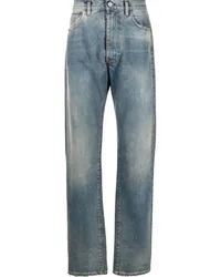 Maison Margiela Gerade Jeans im Distressed-Look Blau