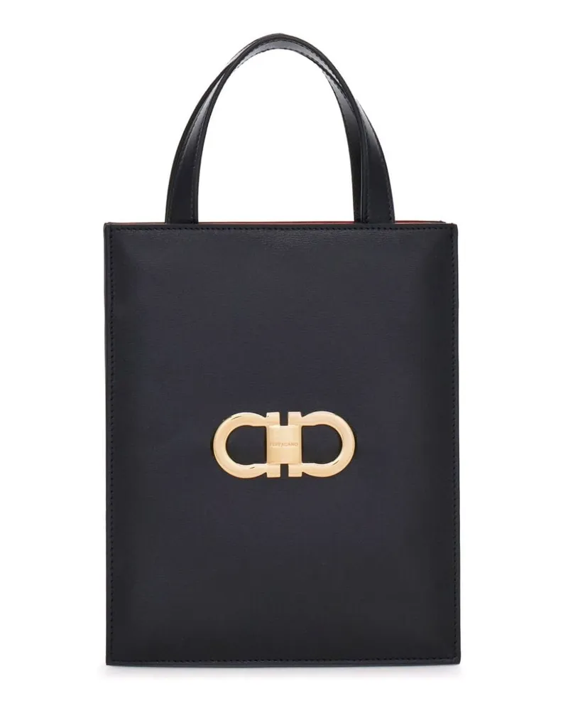 Ferragamo Gancini Mini-Tasche - Schwarz Schwarz