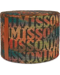 Missoni Home Brooklyn Sitzhocker mit Zylinderform Orange