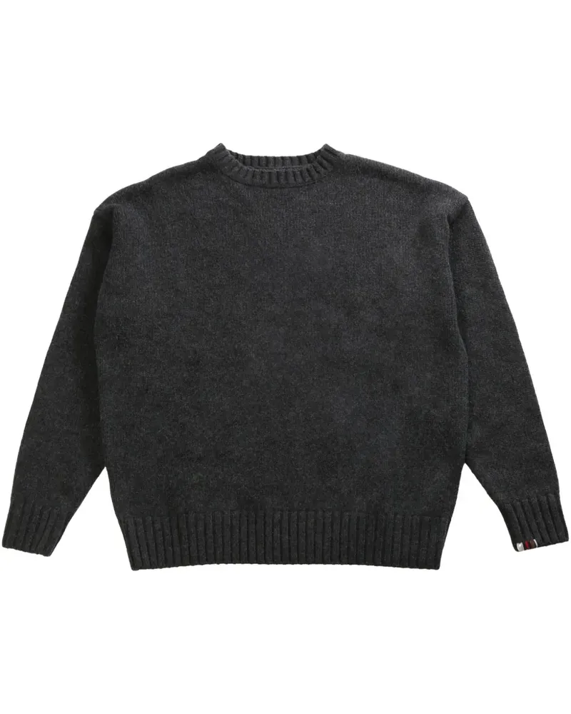 extreme cashmere Gerippter Strickpullover - Grau Grau