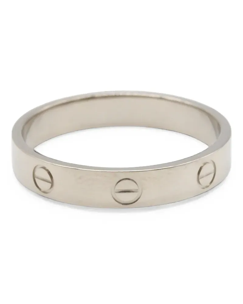 Cartier 2010s mini Love Ring - Silber Silber