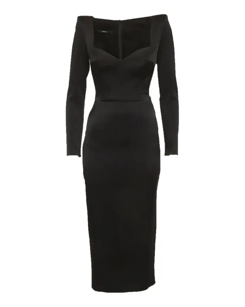 Alex Perry Linden midi dress - Schwarz Schwarz