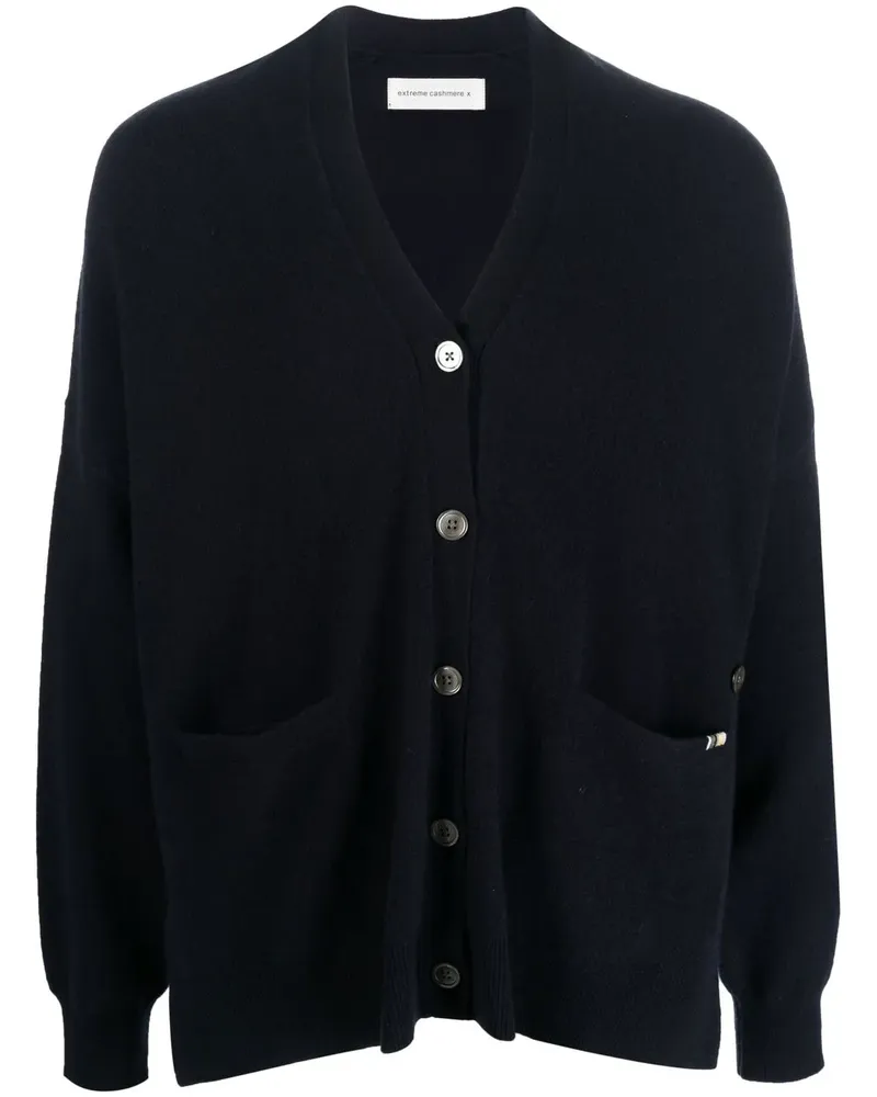 extreme cashmere N°24 Tokio Cardigan - Blau Blau