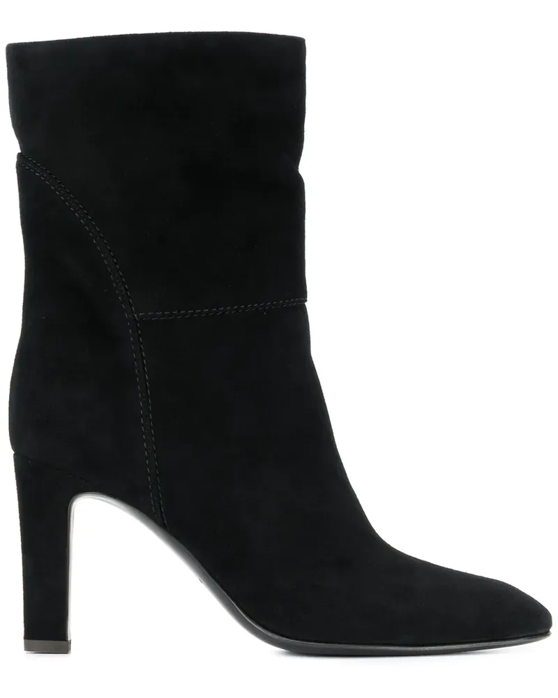 Giuseppe Zanotti Stiefeletten mit Kontrastnähten - Schwarz Schwarz