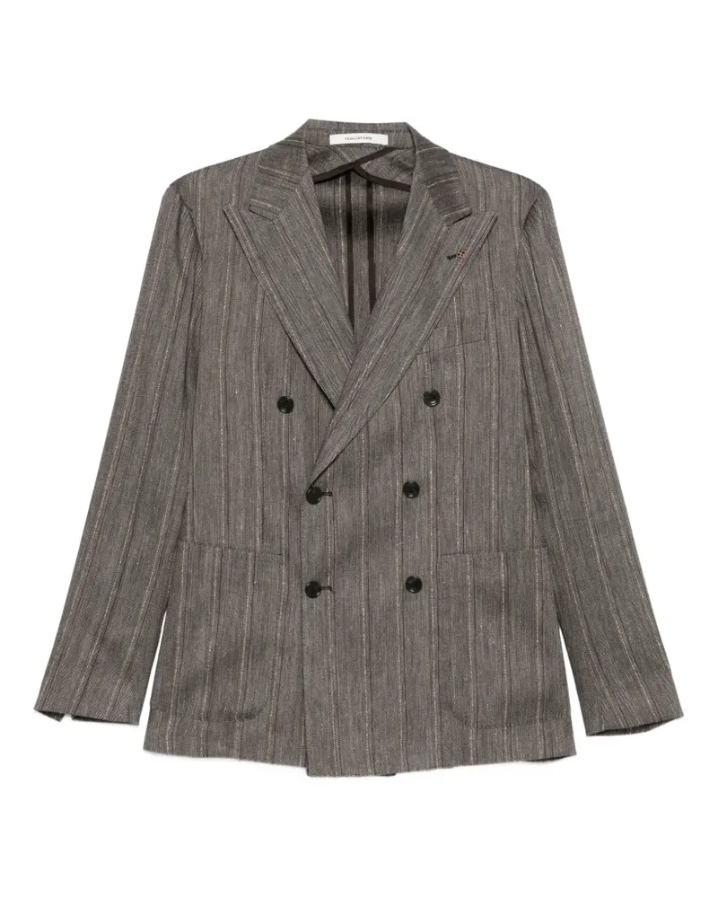 Tagliatore Doppelreihiger Anzug mit Nadelstreifen - Braun Braun