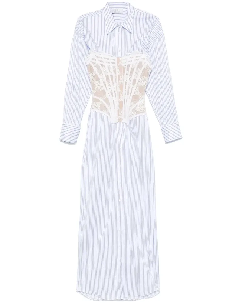 Giuseppe di Morabito Hemdkleid im Layering-Look - Weiß Weiß