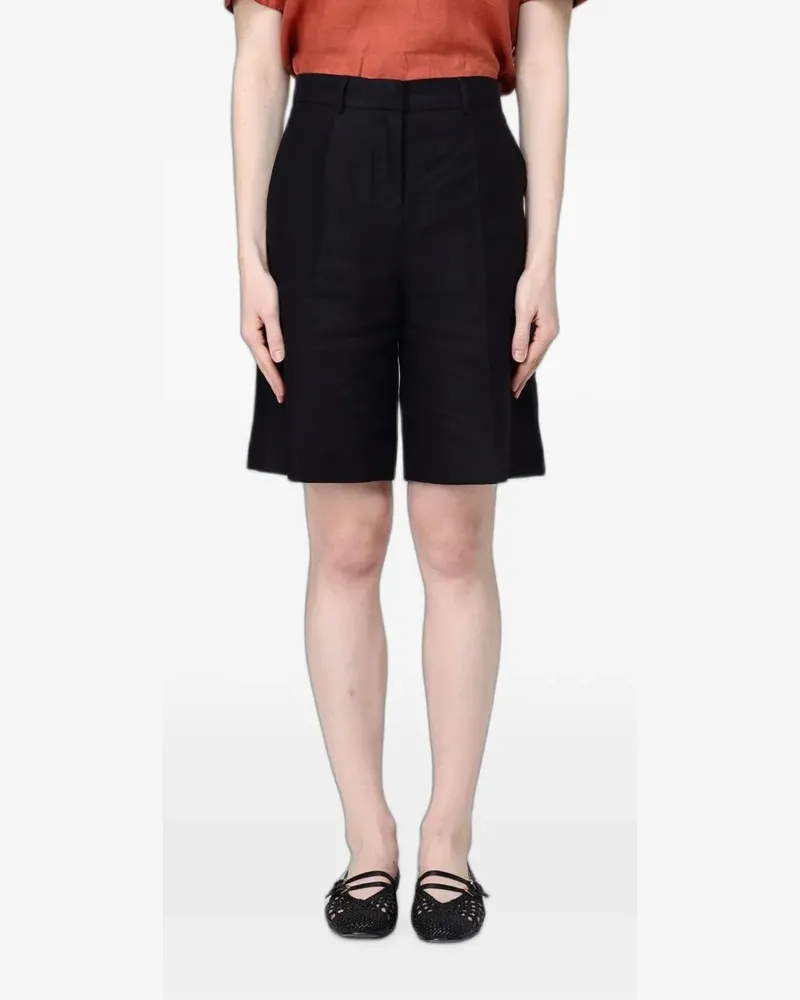 Colmar tailored linen shorts - Schwarz Schwarz