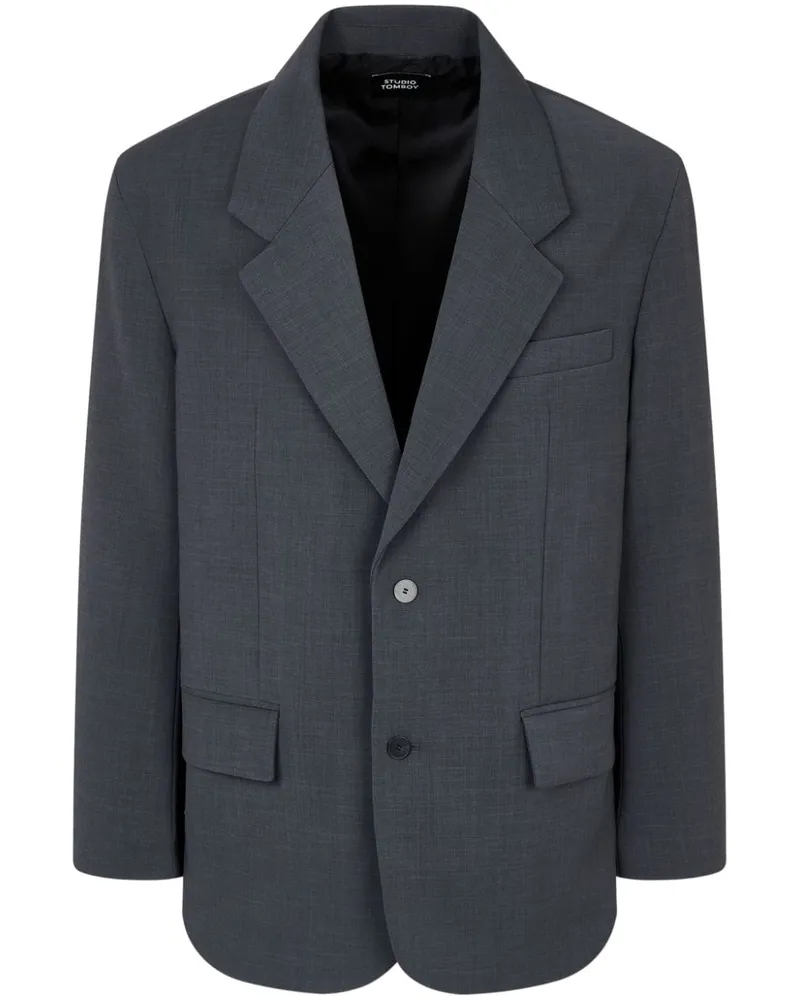 STUDIO TOMBOY Sakko im Oversized-Design - Grau Grau