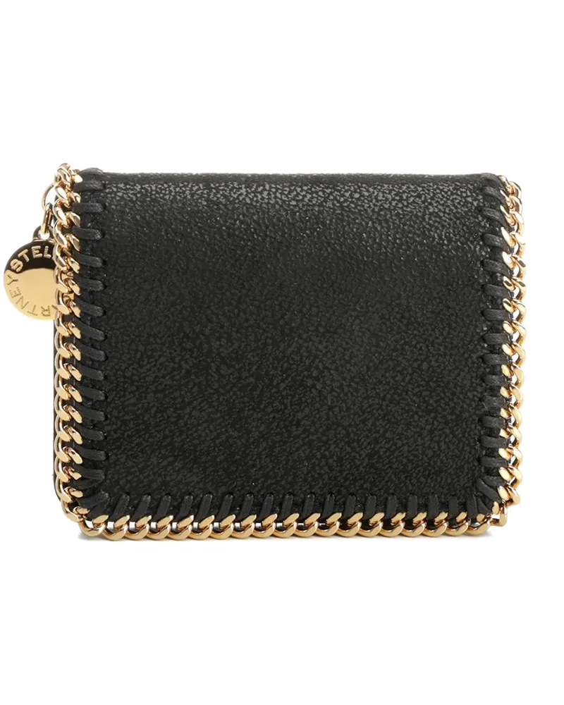 Stella McCartney Falabella chain-trim wallet - Schwarz Schwarz