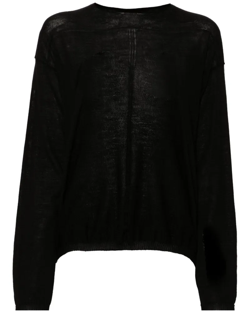 Rick Owens Pullover mit Nahtdetail - Schwarz Schwarz