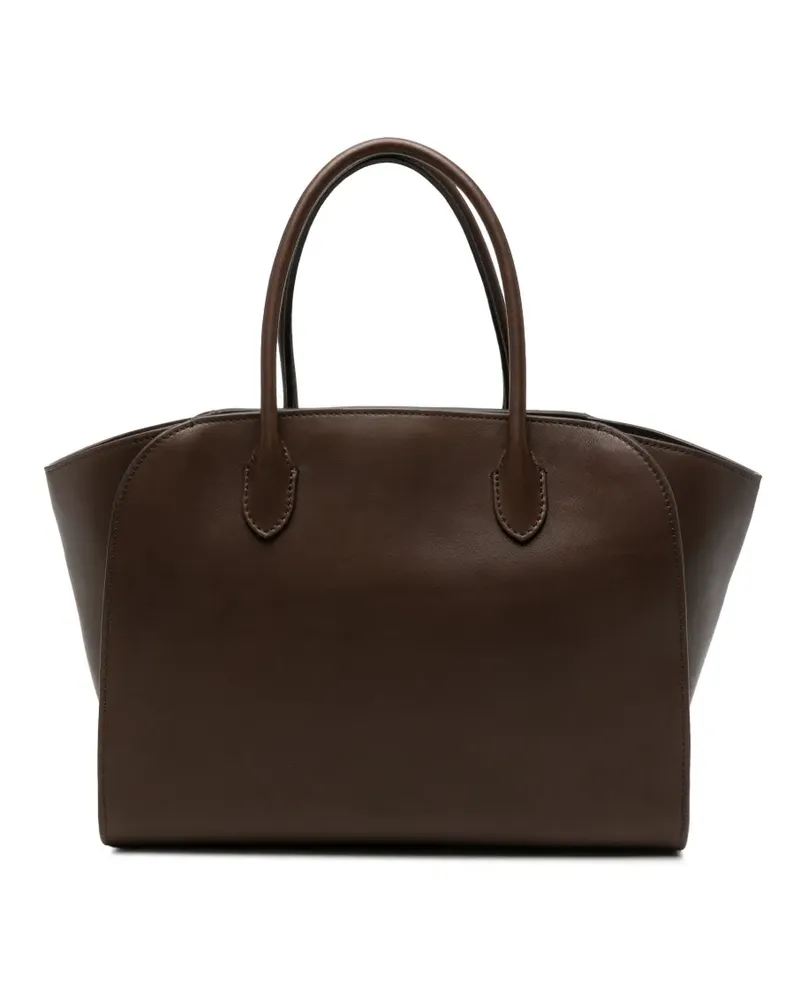 The Row 12 Marlo Tote Bag aus Leder - Braun Braun