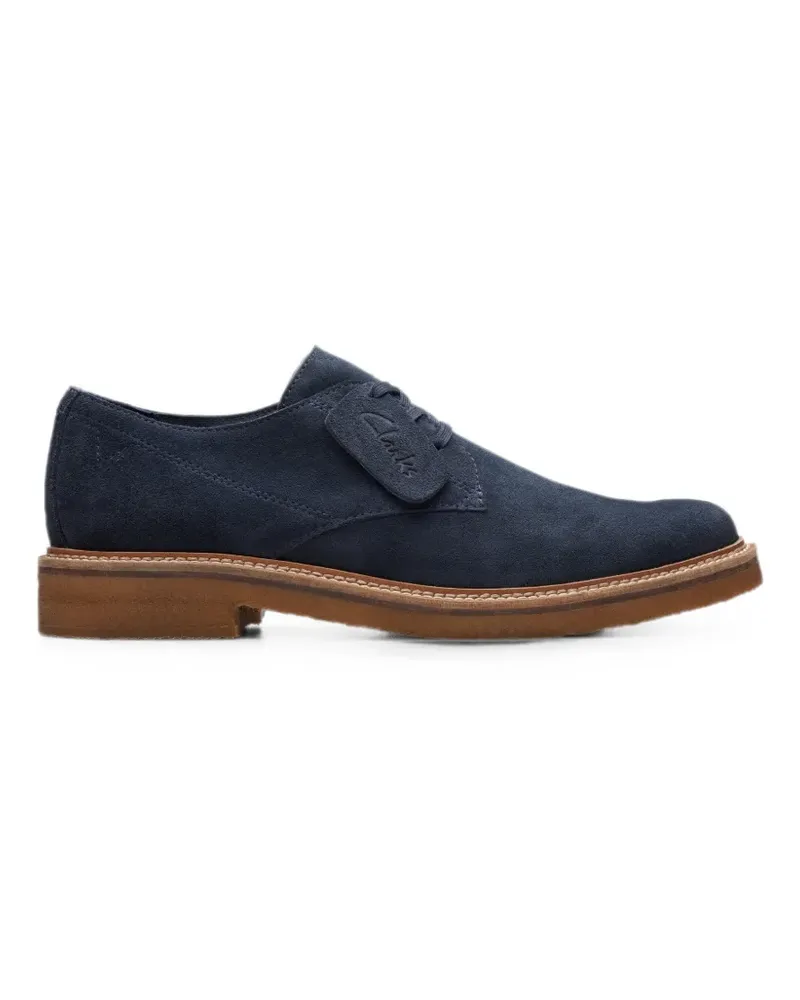Clarks Clarkdale Derby-Schuhe aus Wildleder - Blau Blau