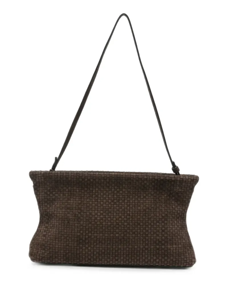 Marsèll Dipi woven-design clutch bag - Braun Braun