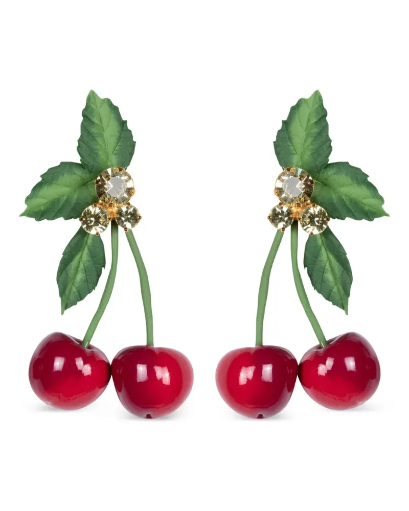 Jennifer Behr Maraschino Ohrringe - Rot Rot