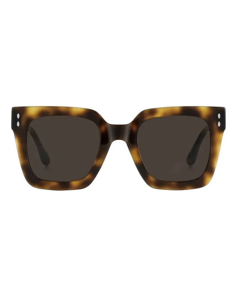 Isabel Marant square-frame sunglasses - Braun Braun