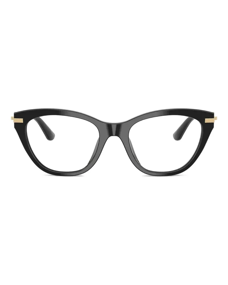 Dolce & Gabbana geometric glasses - Schwarz Schwarz