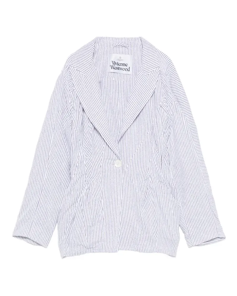 Vivienne Westwood striped jacket - Weiß Weiß