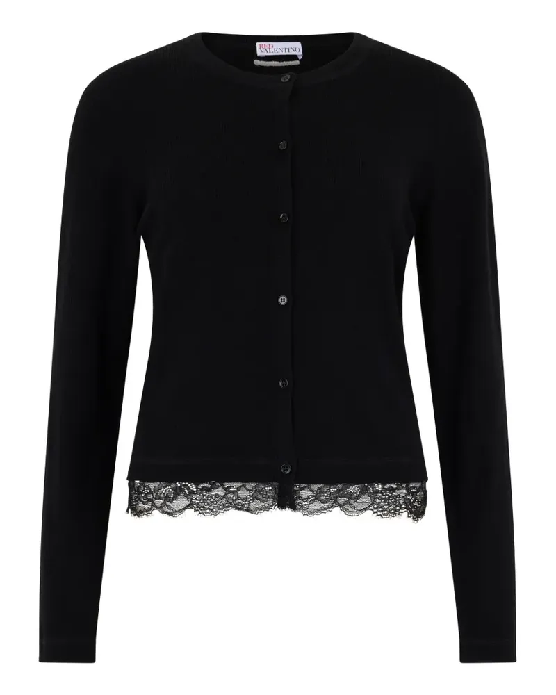 Valentino Garavani Cardigan mit Spitzendetail - Schwarz Schwarz