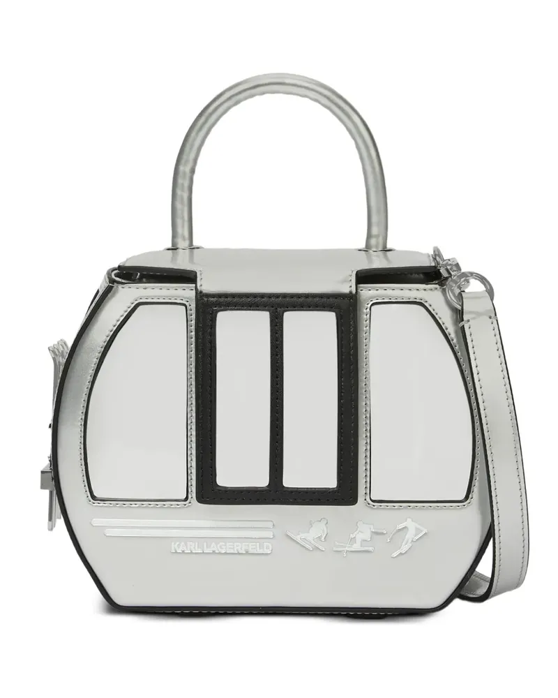 Karl Lagerfeld Ikon Tasche mit Henkel - Silber Silber