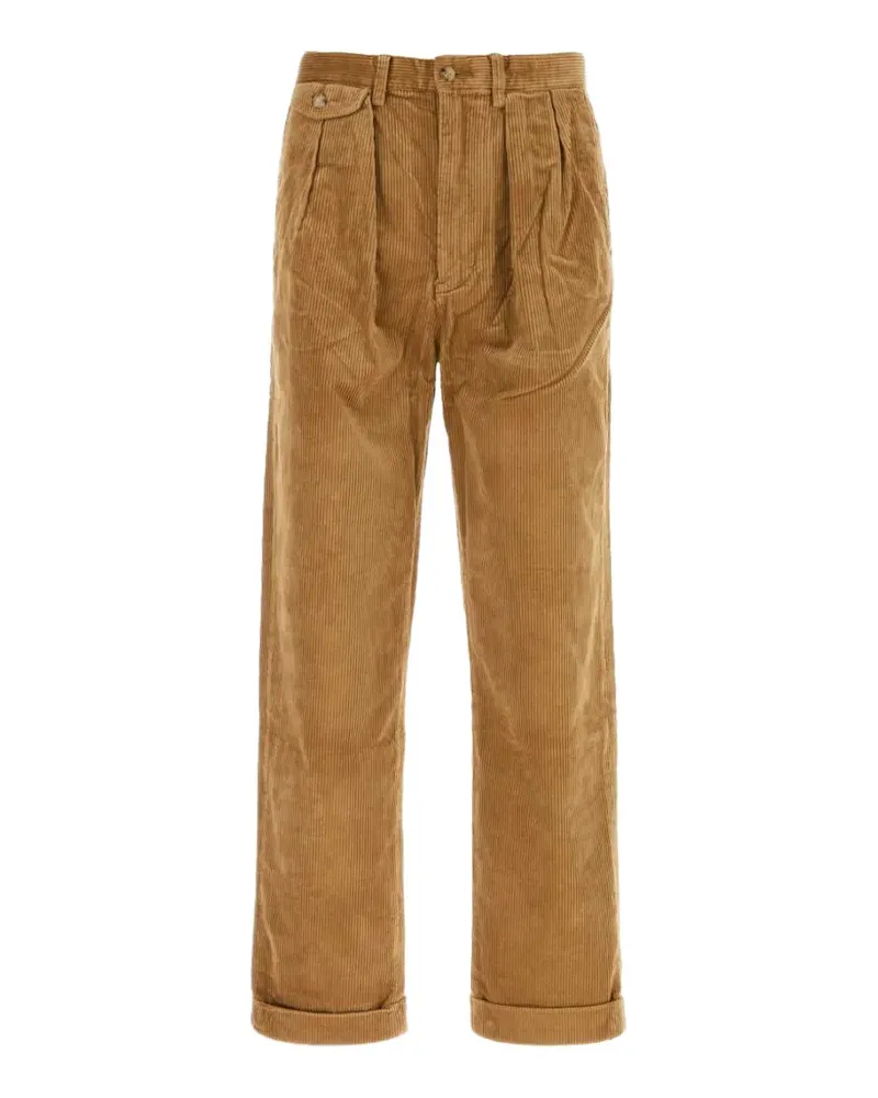 Ralph Lauren pleated corduroy trousers - Braun Braun