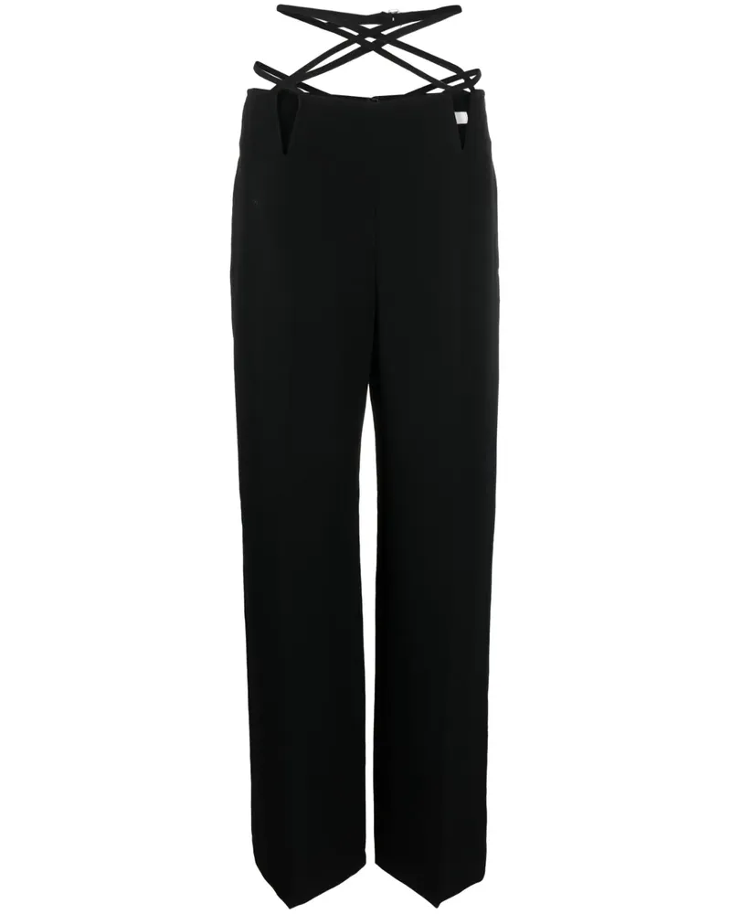 Dion Lee Gerade Hose - Schwarz Schwarz