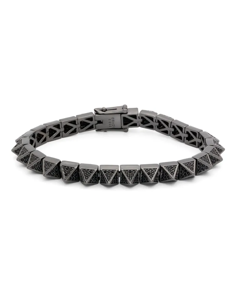 Eddie Borgo Pavé Pyramid bracelet - Schwarz Schwarz