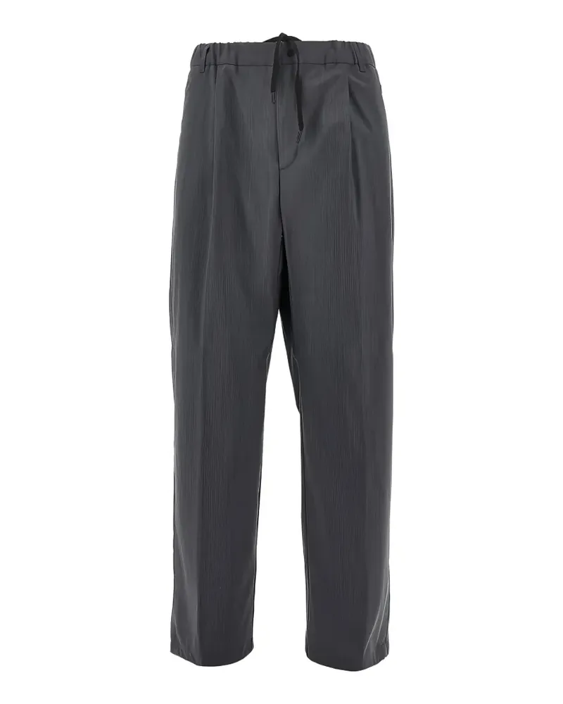 Herno drawstring pleated trousers - Grau Grau