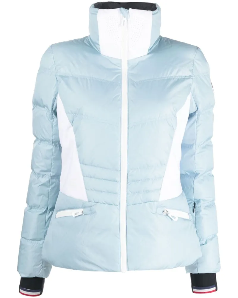 Rossignol Ruby Daunen-Skijacke aus Merinowolle - Blau Blau