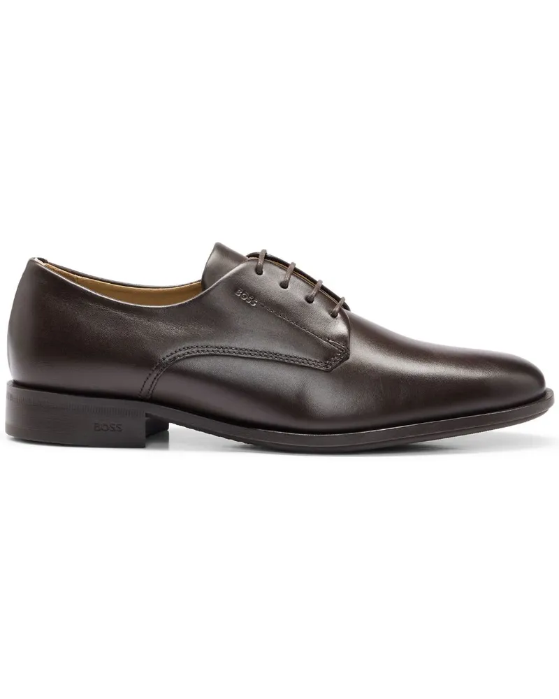 HUGO BOSS Derby-Schuhe mit mandelförmiger Kappe - Braun Braun