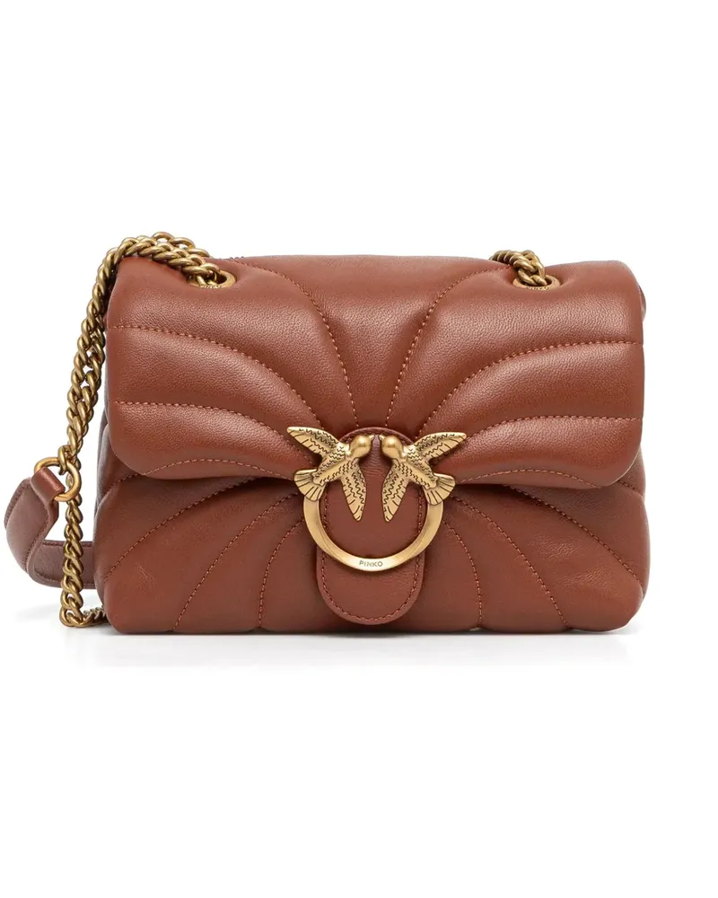 Pinko Love Puff' Umhängetasche - Braun Braun